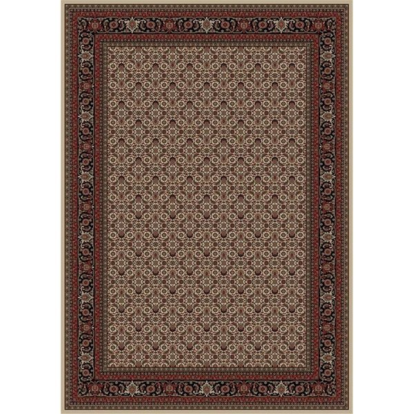 Concord Global 5 ft. 3 in. x 7 ft. 7 in. Persian Classics Herati - Ivory 20125
